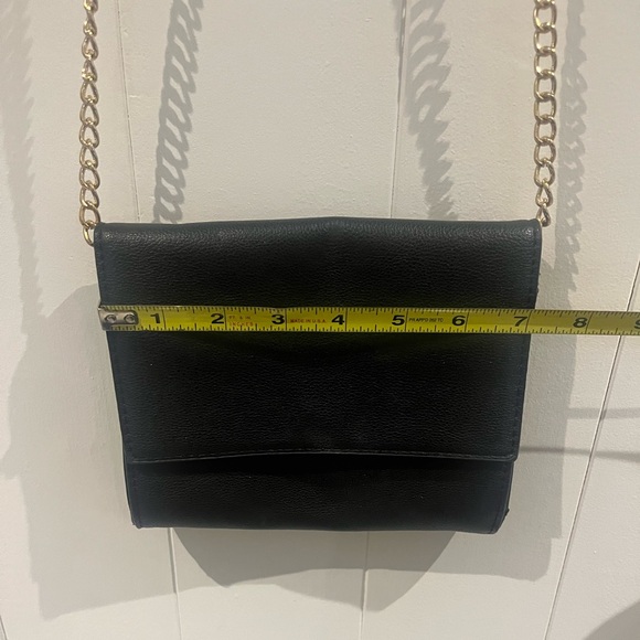 Indigo shoulder purse with chain - Picture 2 of 3